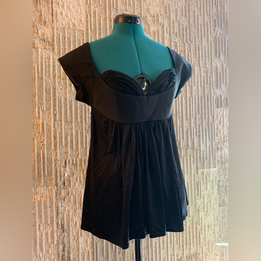 Foley + Corinna Black Boustier Top